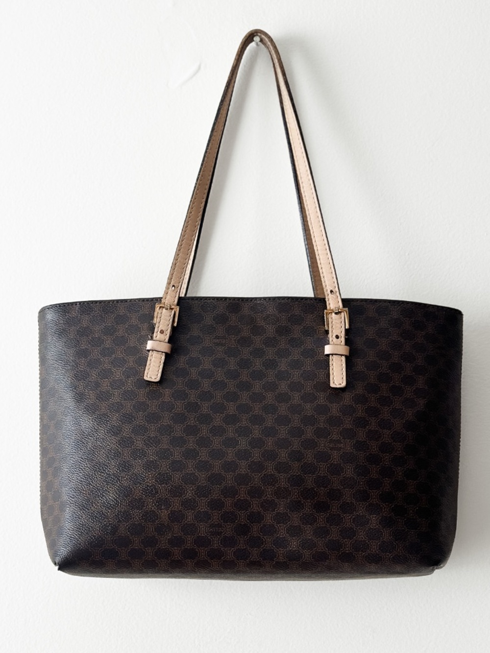 VINTAGE Y2K CELINE SMALL/MEDIUM SHOPPER TOTE MACADAM